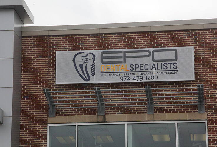 EPO Dental Specialists Practice sign