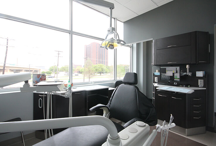 Rear view of EPO Dental Specialists dental examination room