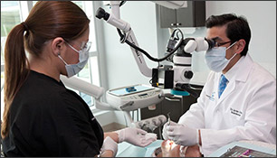 Richardson Dental Services dentist treating patient
